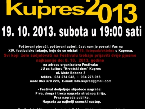 Poziv: Pop fest Kupres 2013.