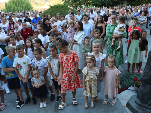 FOTO/VIDEO: Misa Uočnica na Šćitu - Velika Gospa 2024.