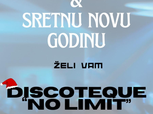 Sretan Božić želi vam Discoteque ''No Limit''