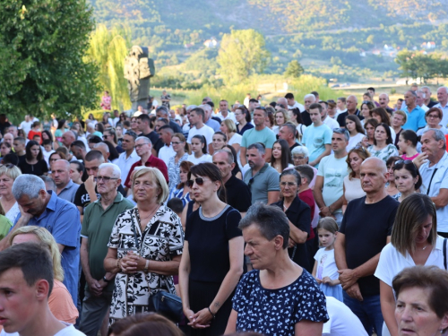 FOTO/VIDEO: Misa Uočnica na Šćitu - Velika Gospa 2024.