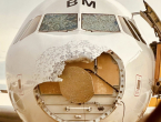 Prinudno slijetanje u Beču: Zrakoplov teško oštećen u oluji