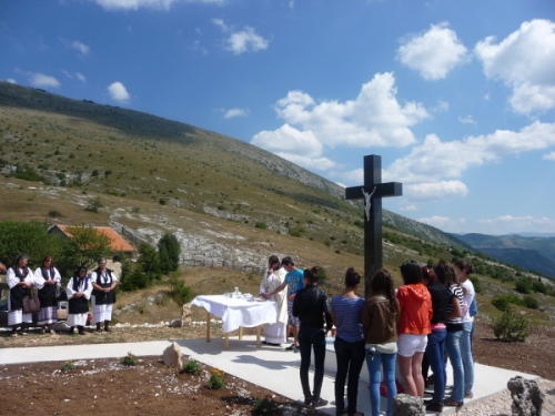 Foto: Blagoslov spomen obilježja na Zahumu