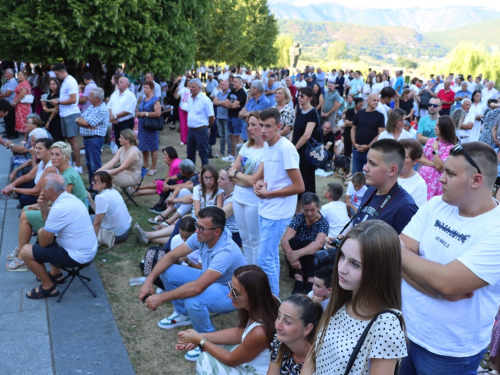 FOTO/VIDEO: Misa Uočnica na Šćitu - Velika Gospa 2024.