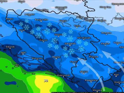 Vraća se zima: Ciklona donosi hladno vrijeme