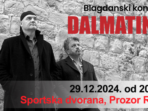 Ulaznice za koncert grupe Dalmatino u Prozoru brzo se prodaju