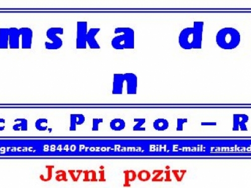 Udruga "Ramska dolina" organizira akciju "Čistimo danas za ljepše sutra!"