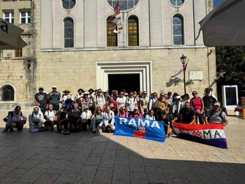 Zahvala ramskih hodočasnika na putu iz Rame u Sinj