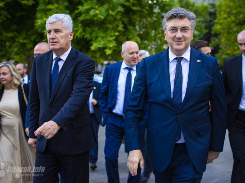 Plenković u Mostaru: HDZ BiH i hrvatski HDZ rade blisko na dva ključna cilja