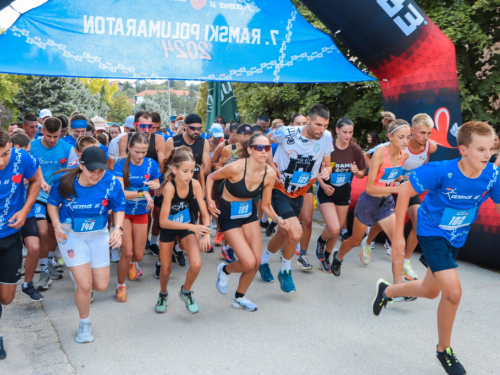 FOTO: 7. Ramski polumaraton - oboren rekord staze