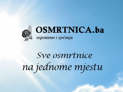 Osmrtnica.ba: Sve osmrtnice na jednome mjestu